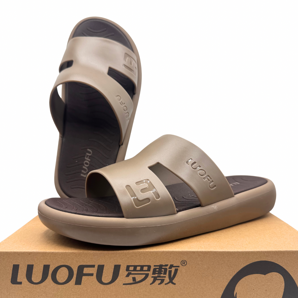 Luofu Mens Ultra Soft Cushioned Sandals
