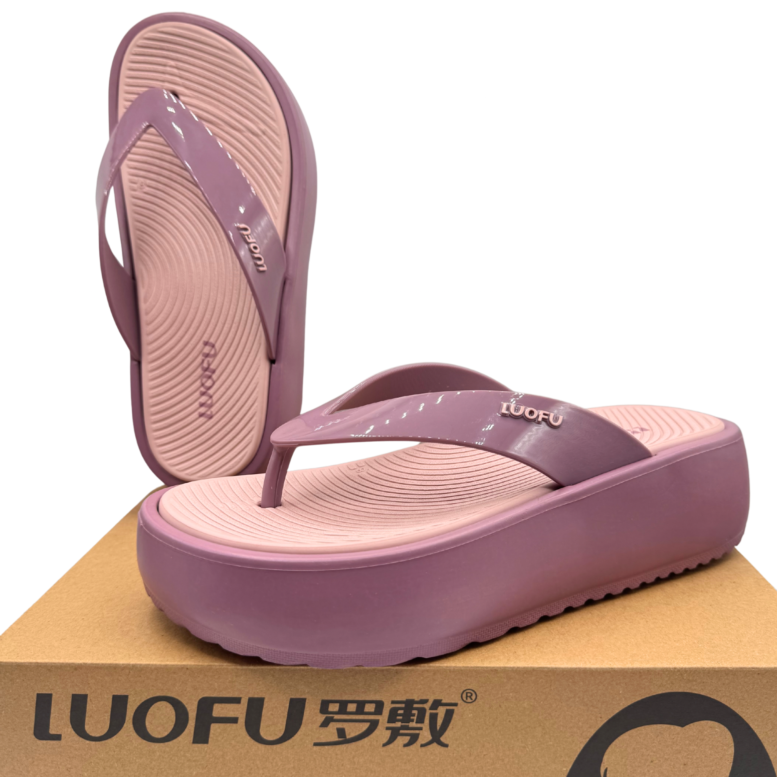 Luofu Wedge Ultra Soft Cushioned FlipFlops