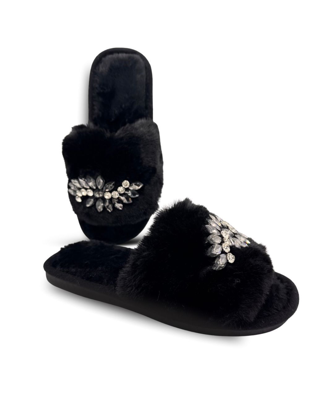 Multi Diamond Open Furr Slides