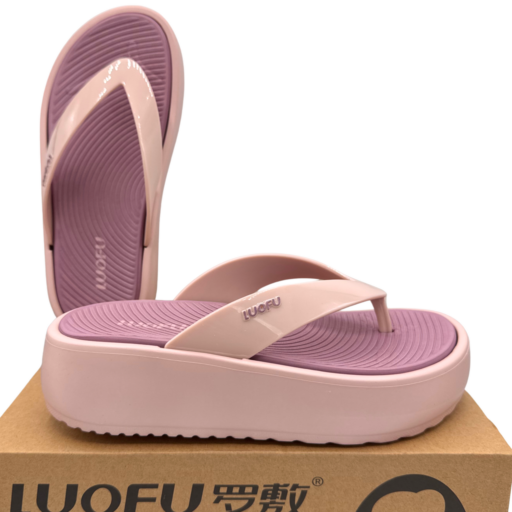 Luofu Wedge Ultra Soft Cushioned FlipFlops - E7225