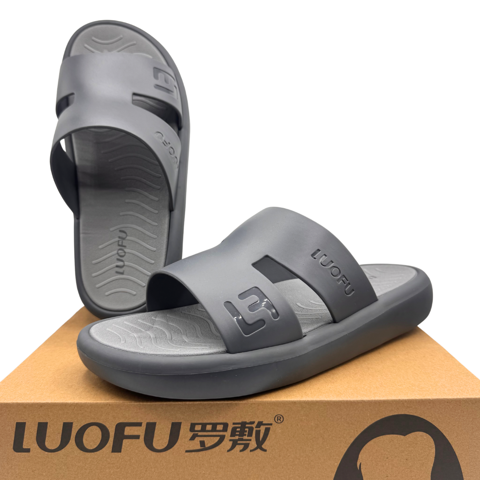 Luofu Mens Ultra Soft Cushioned Sandals