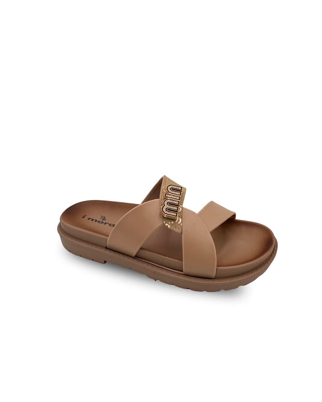 Min Cross Strap Slides
