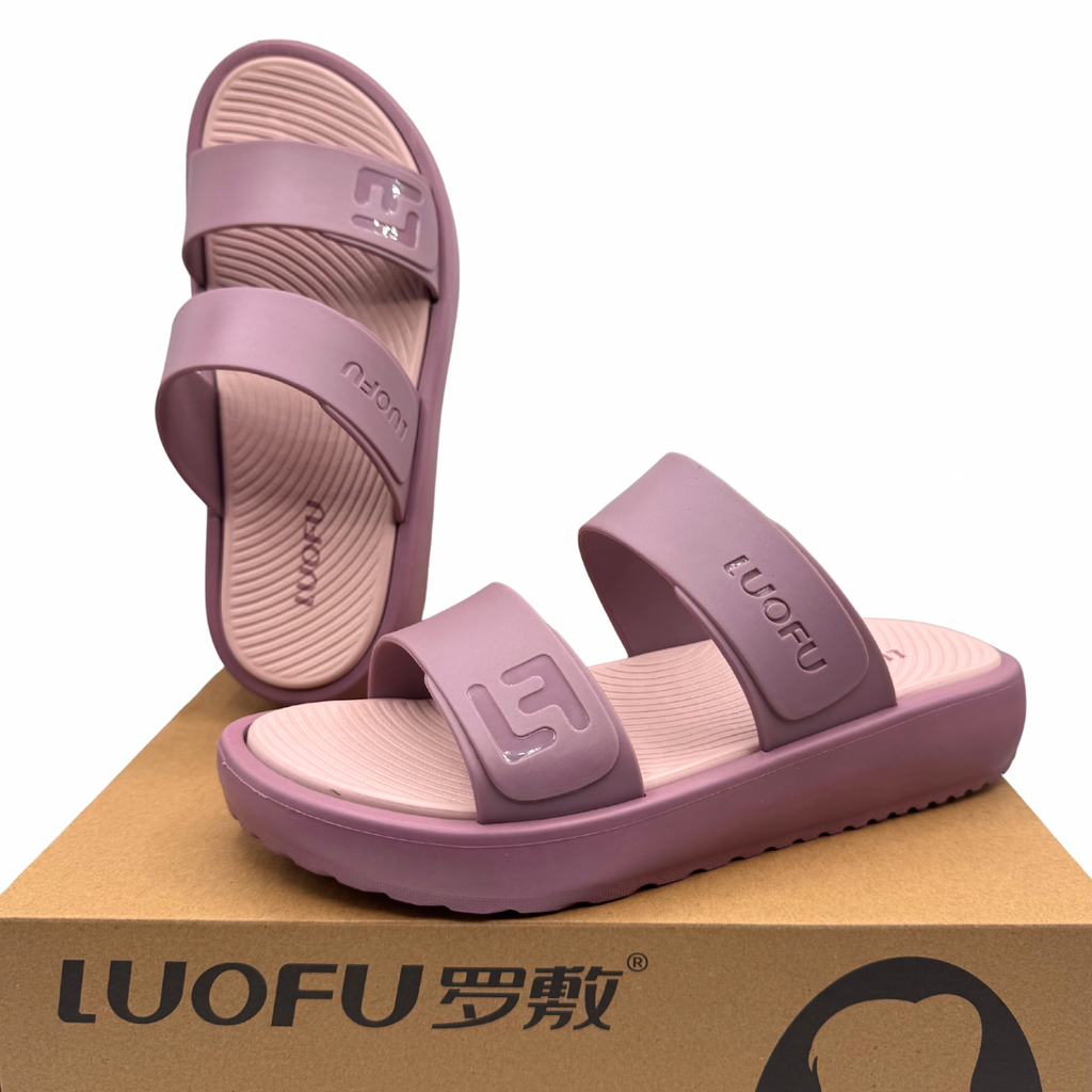 Luofu Dual Strap Ultra Soft Cushioned Sandals