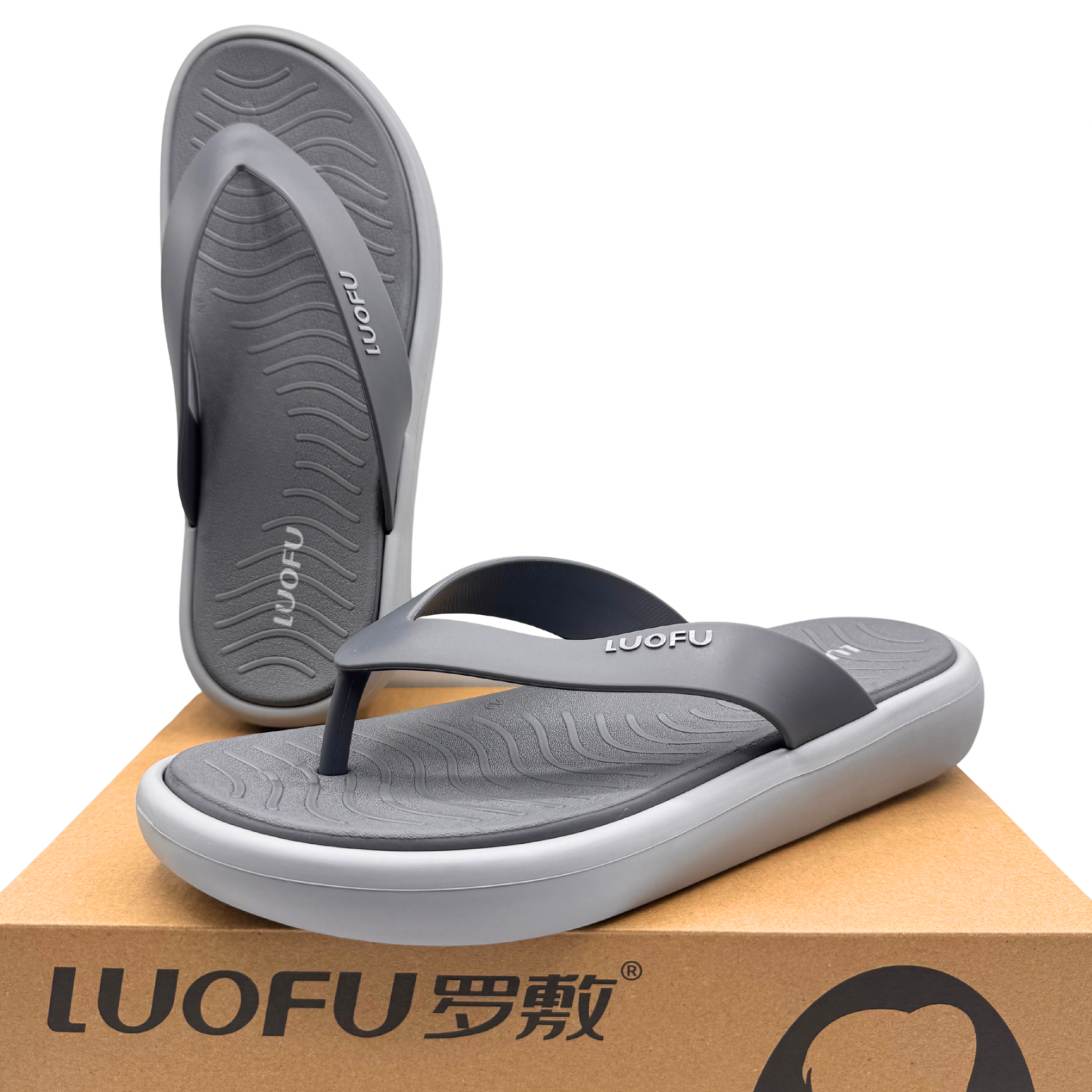 Luofu Mens Ultra Soft Cushioned Slippers