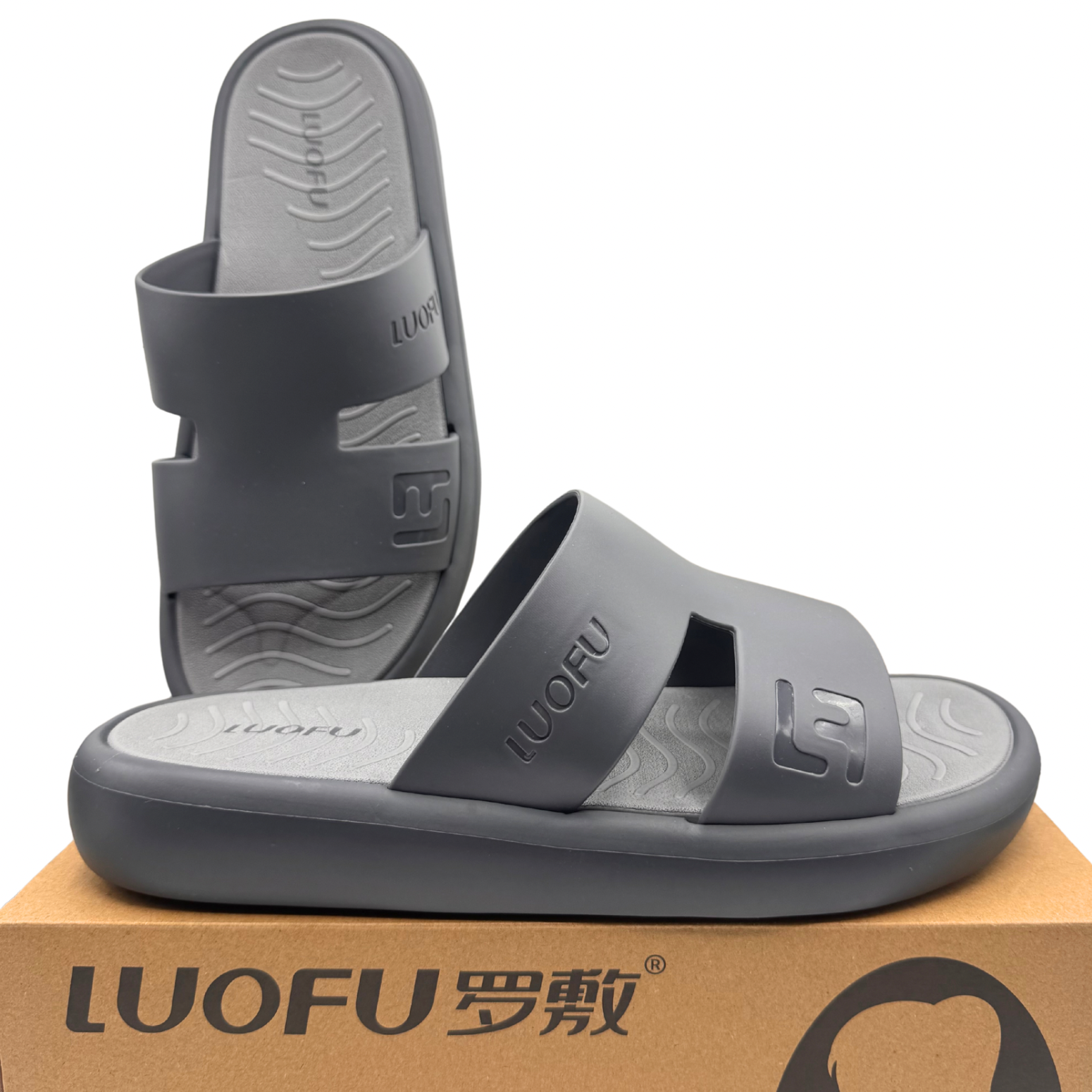 Luofu Mens Ultra Soft Cushioned Sandals