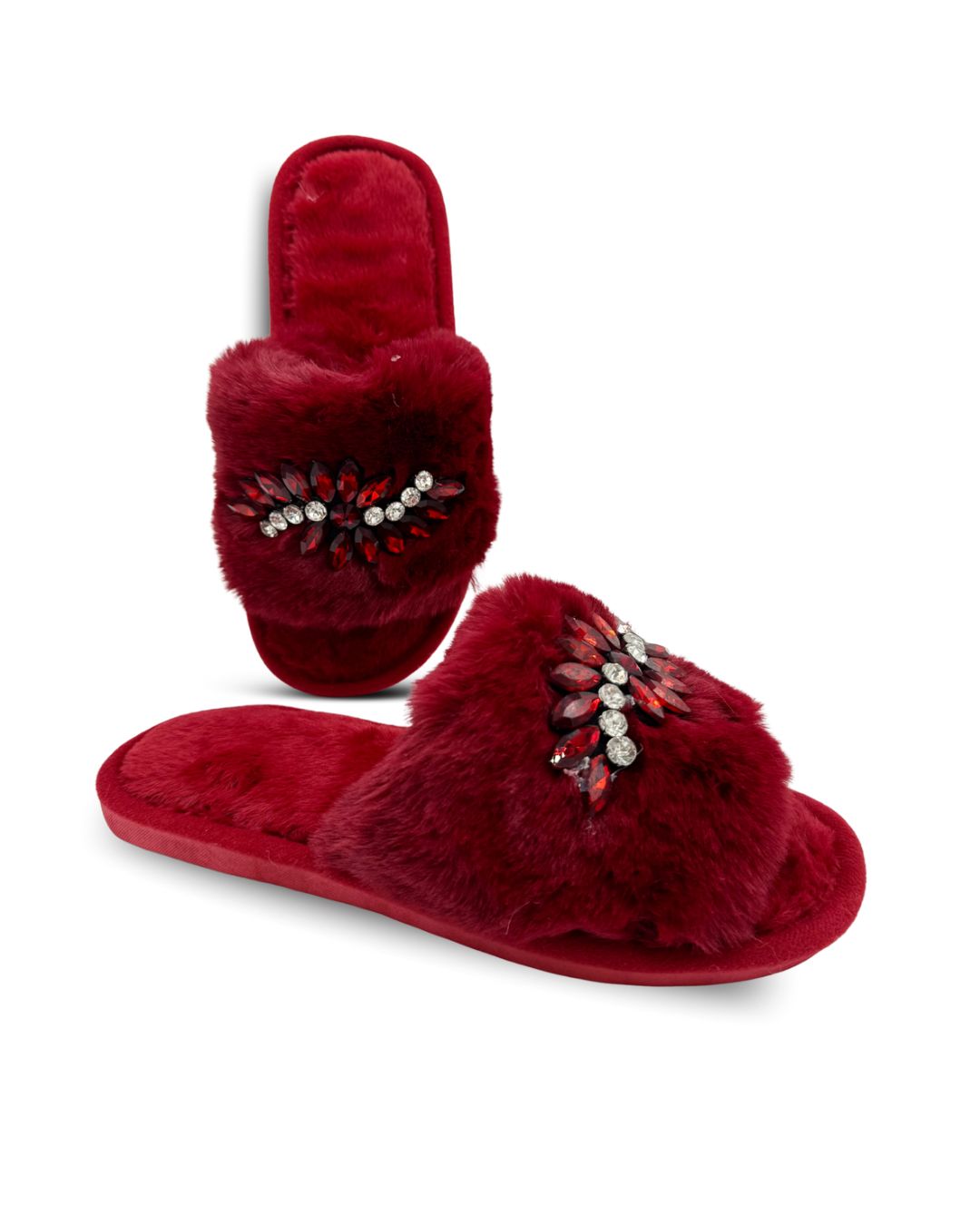 Multi Diamond Open Furr Slides