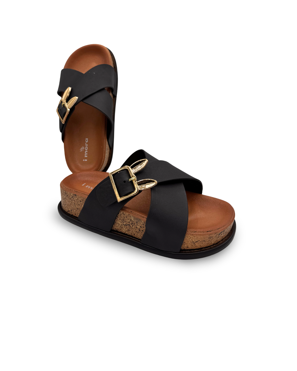 Buckle Footbed Slides - 81211