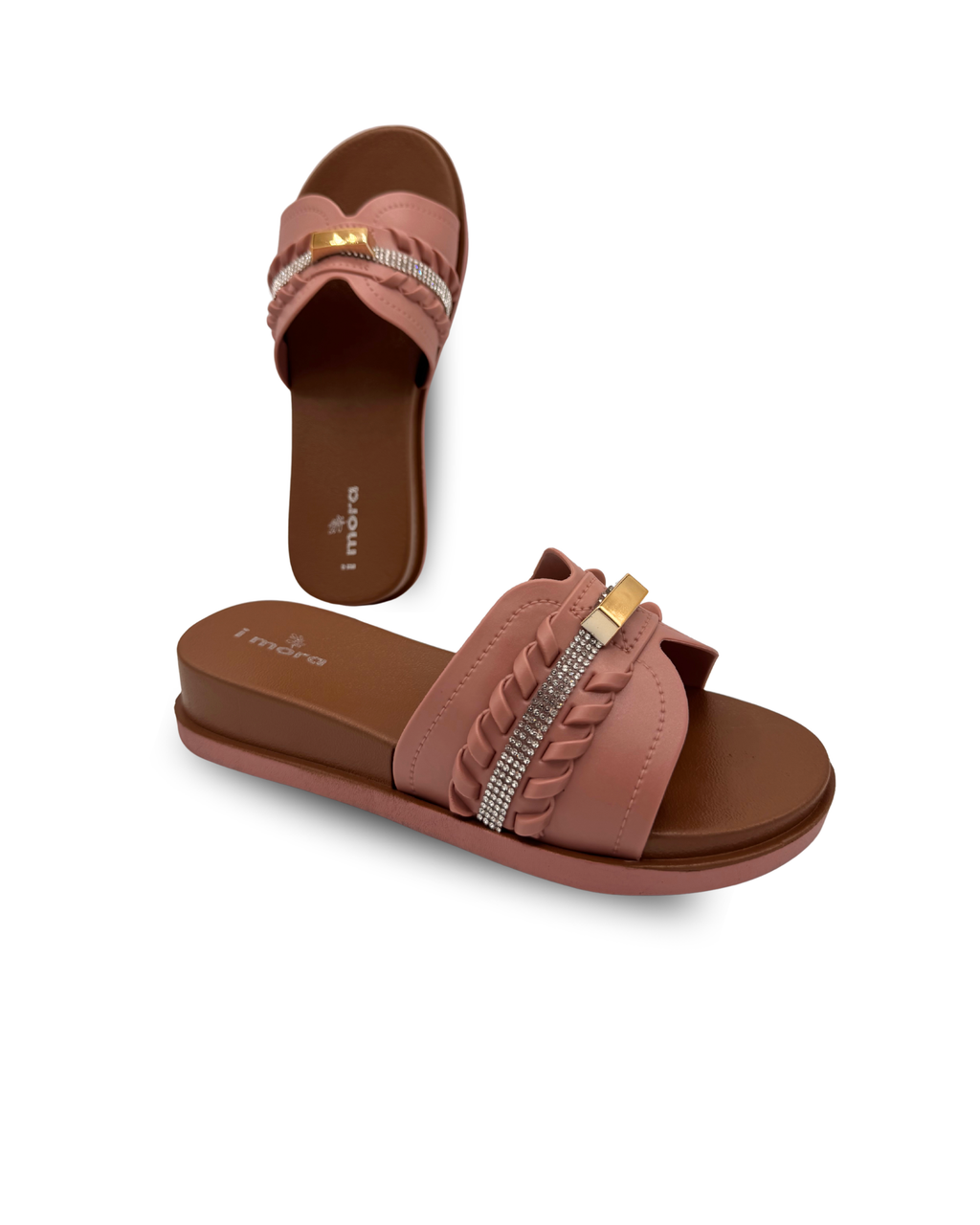 Gold Bar Charm Slides