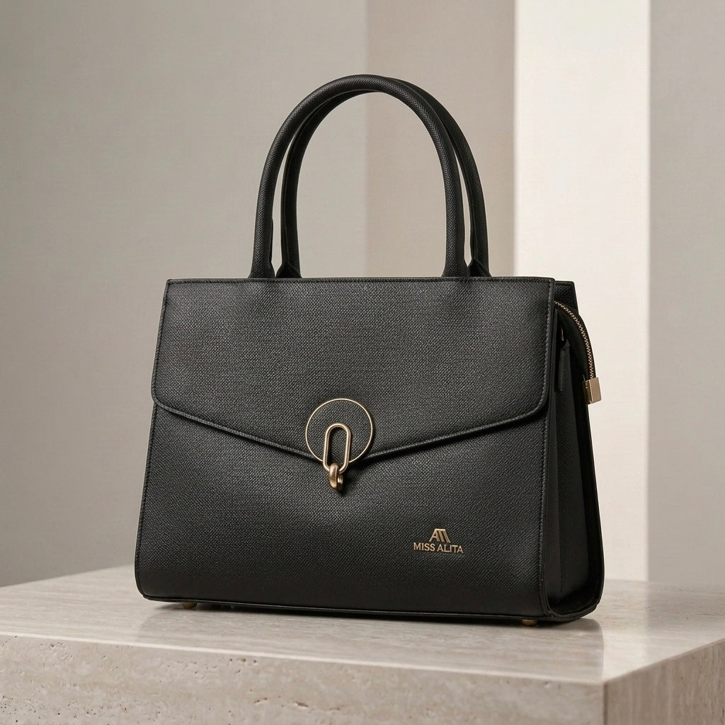 Miss Alita Saffiano Handbag