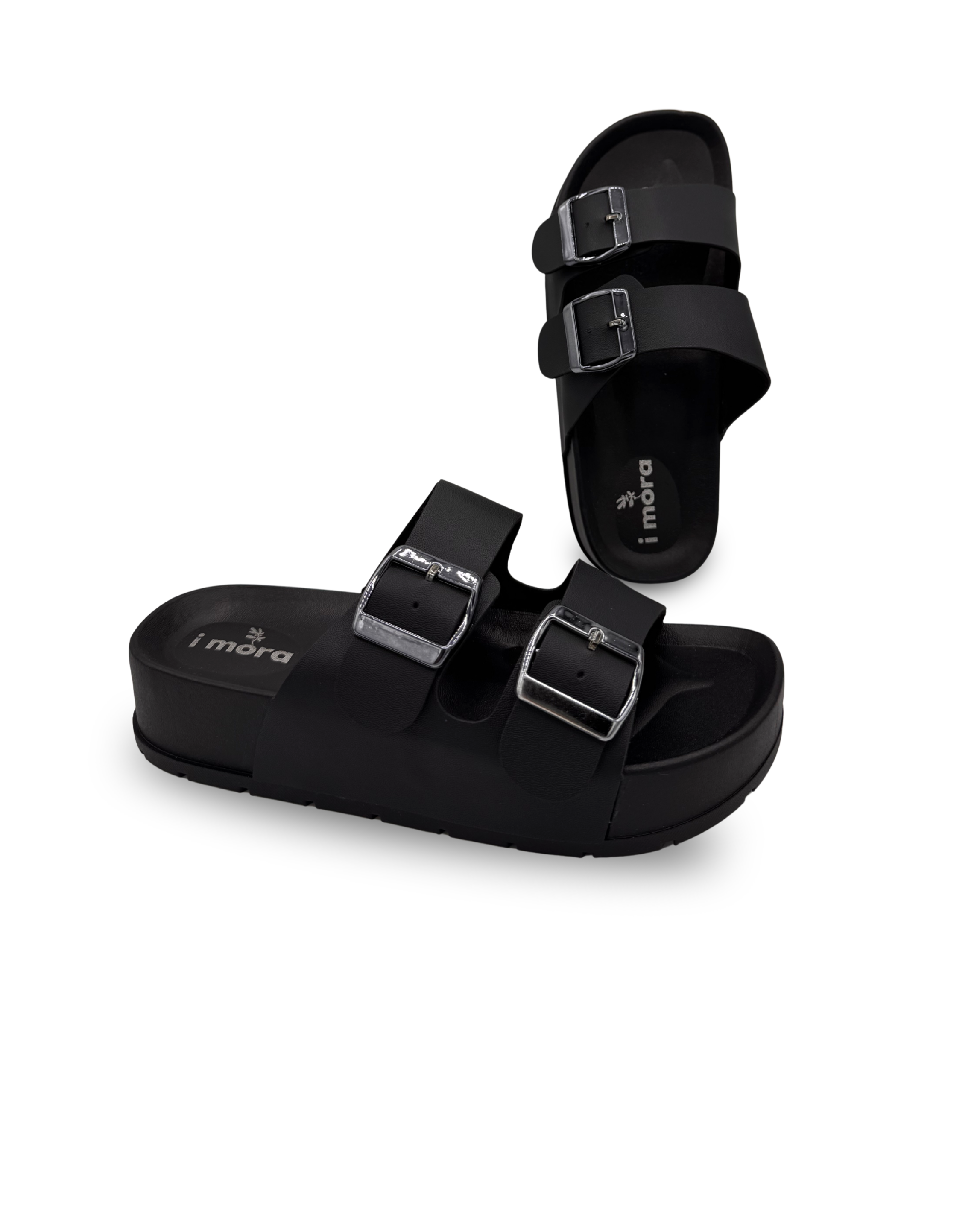 Dual Buckle Medicated Slides - M8826