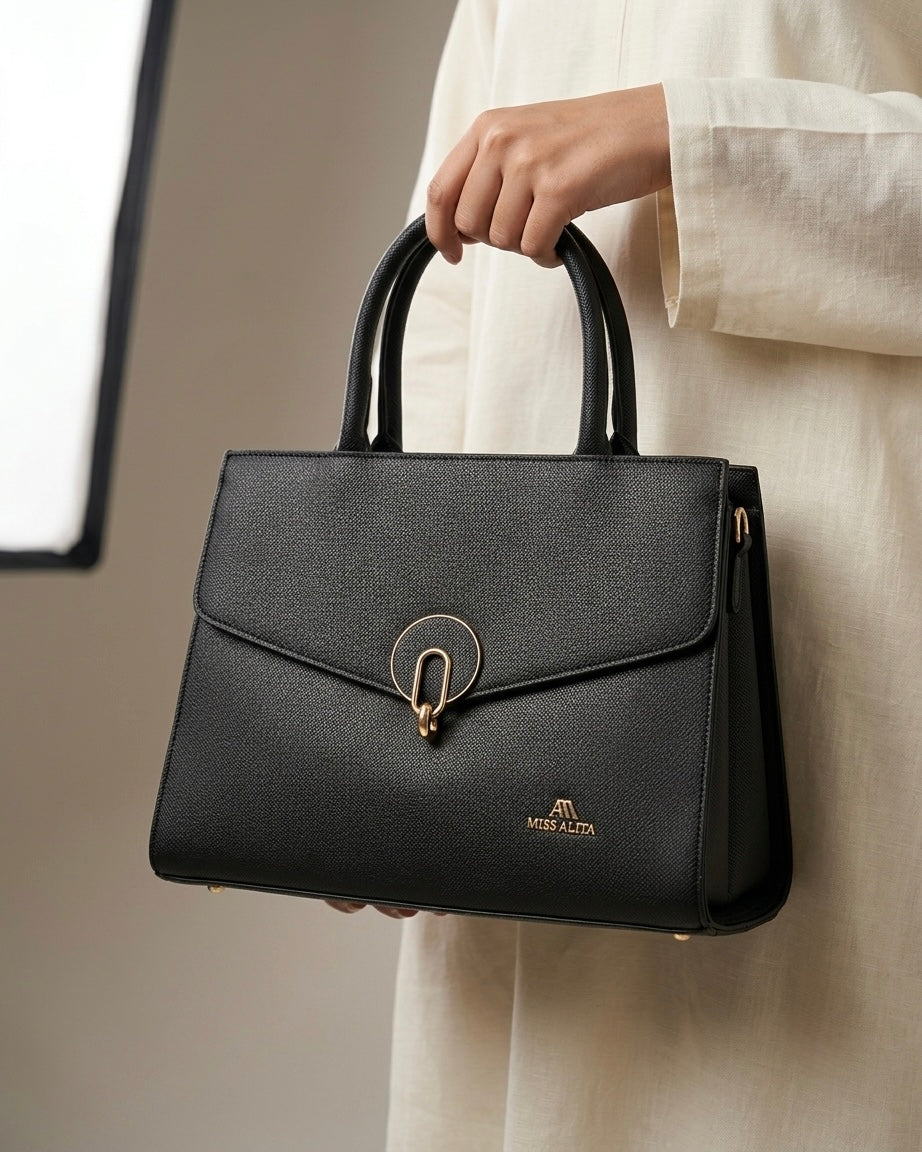 Miss Alita Saffiano Handbag