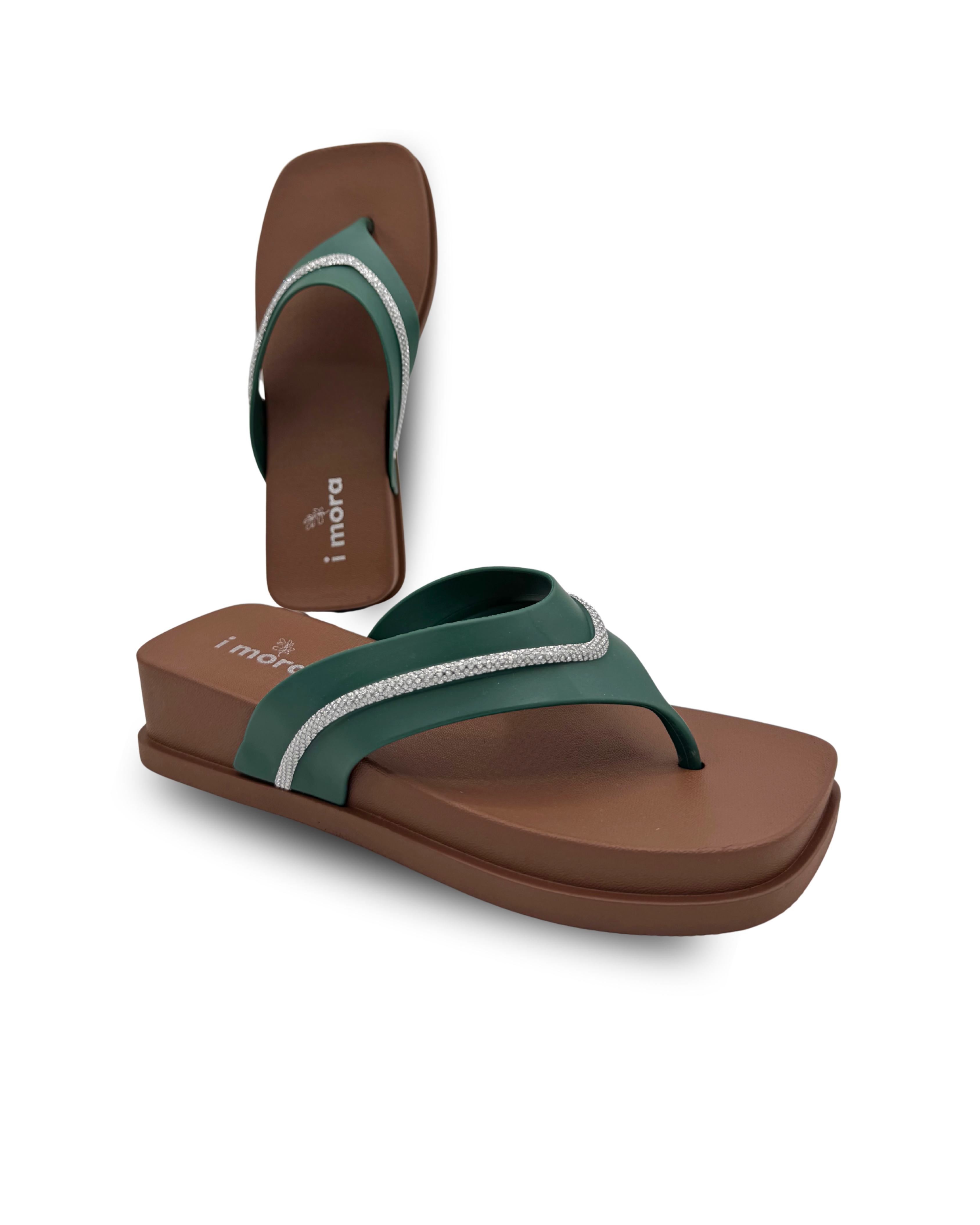 Crystal Platform FlipFlops
