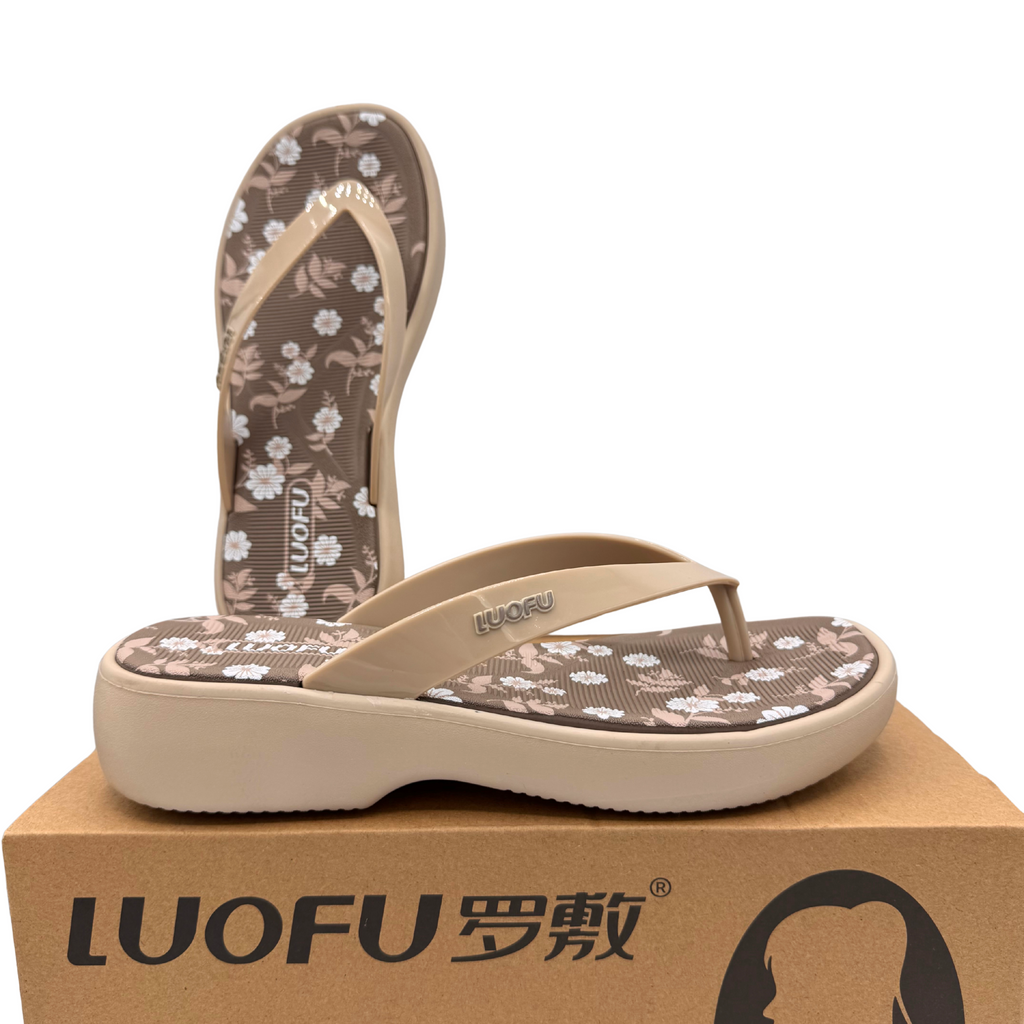 Luofu Printed Ultra Soft Cushioned FlipFlops - E7222P