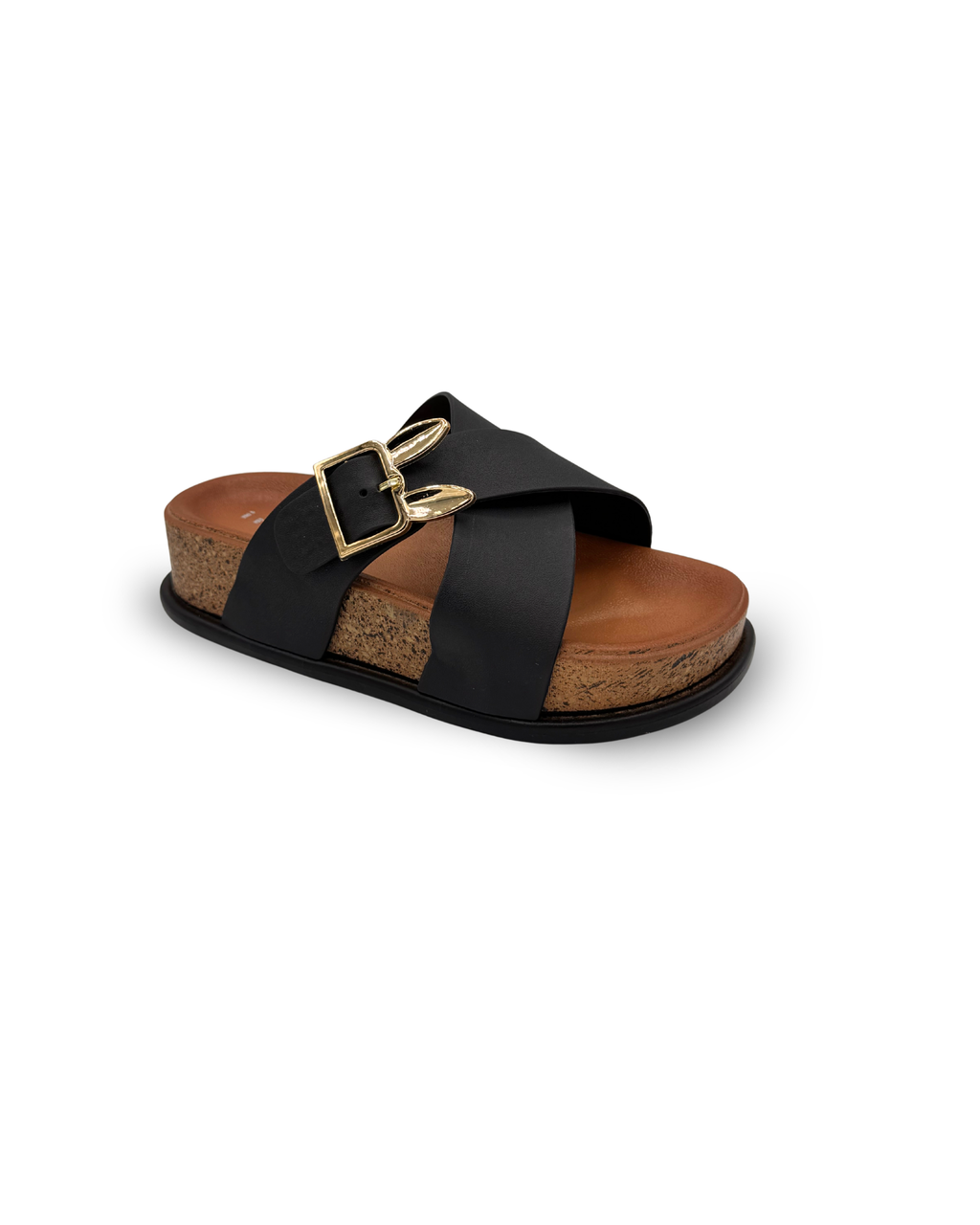 Buckle Footbed Slides - 81211