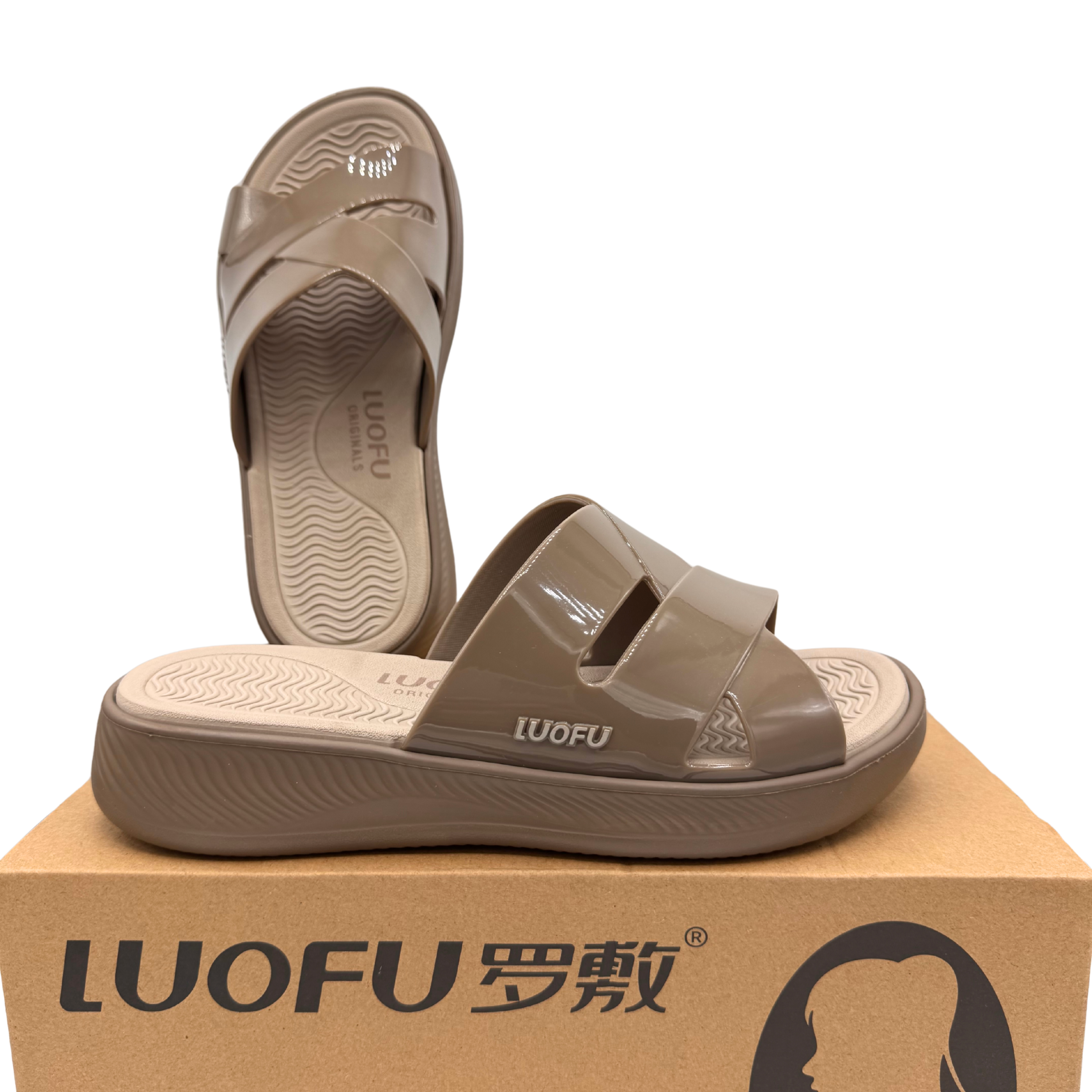 Luofu Originals Ultra Soft Cushioned Slides - E7223