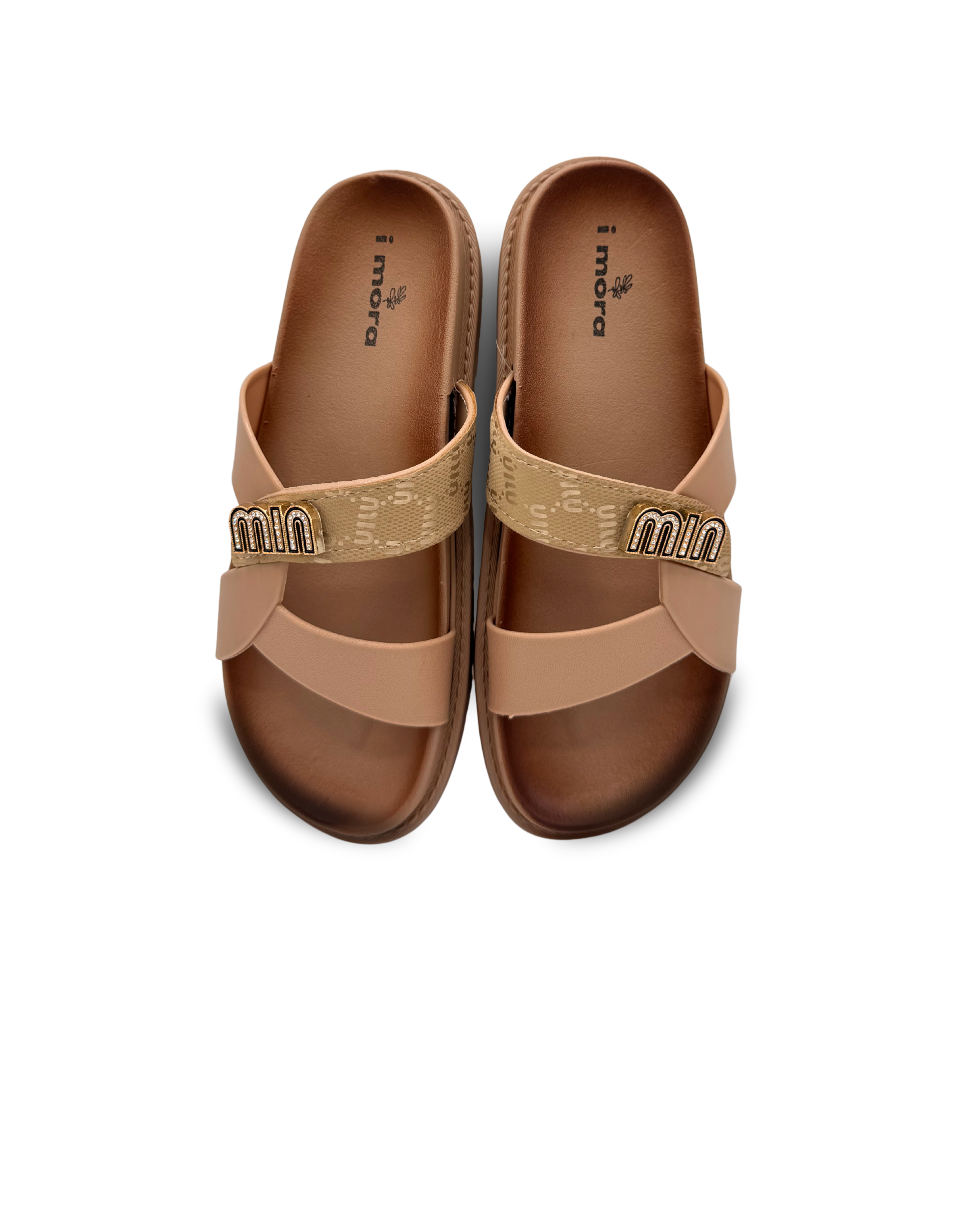 Min Cross Strap Slides