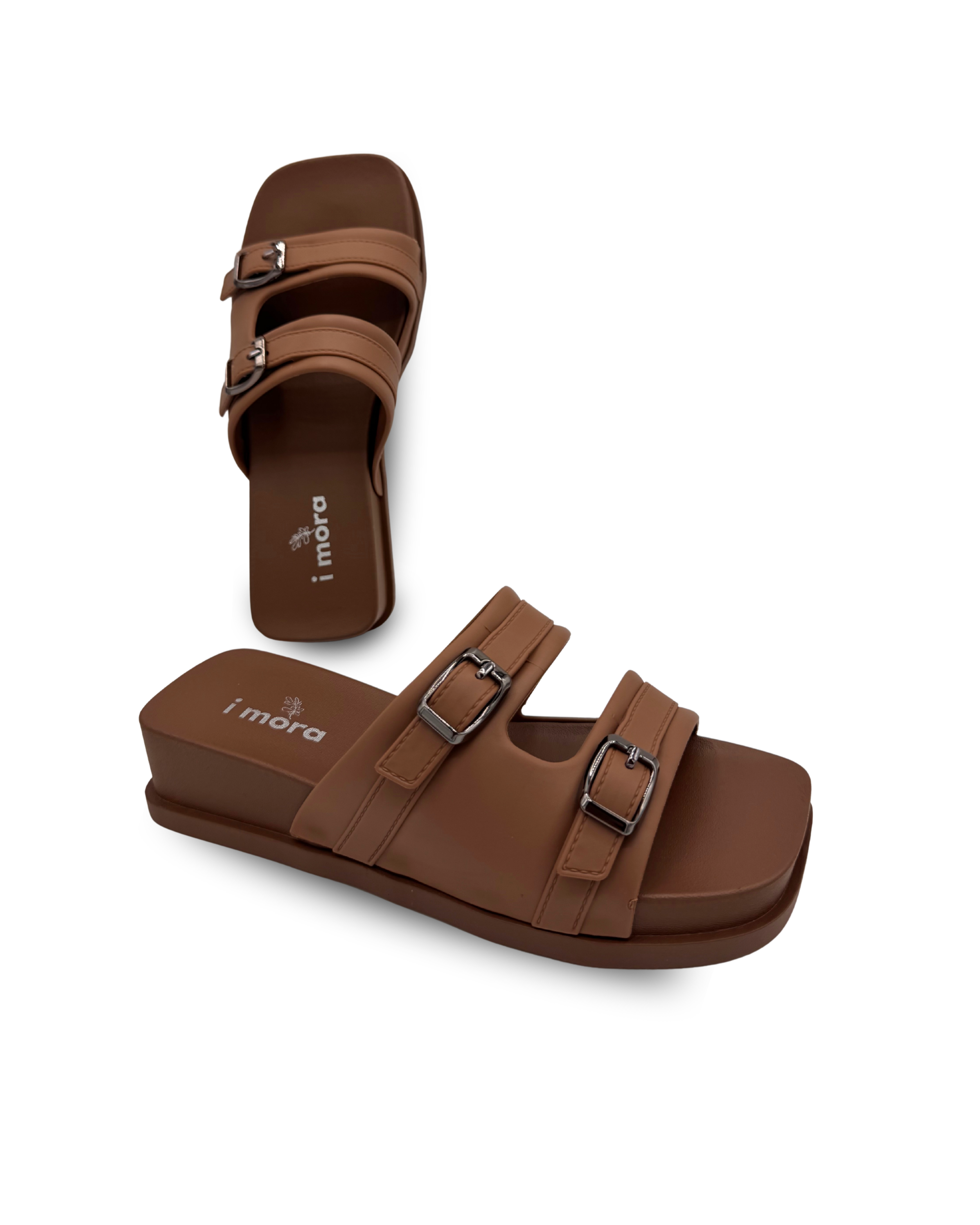 Dual Buckle Wedge Slider