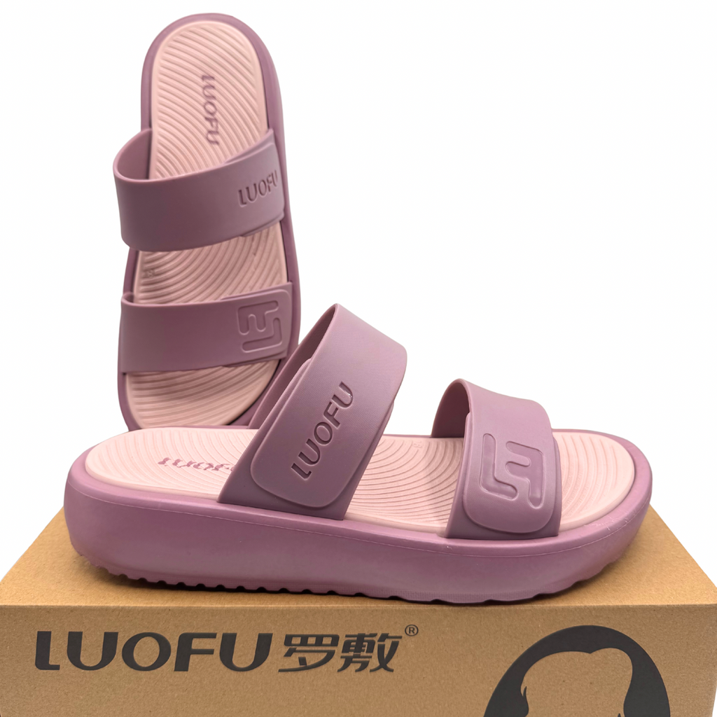 Luofu Dual Strap Ultra Soft Cushioned Sandals