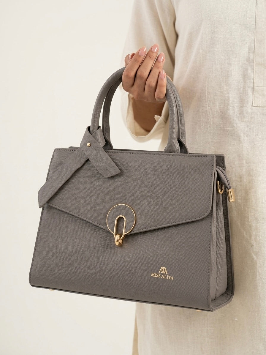Miss Alita Saffiano Handbag