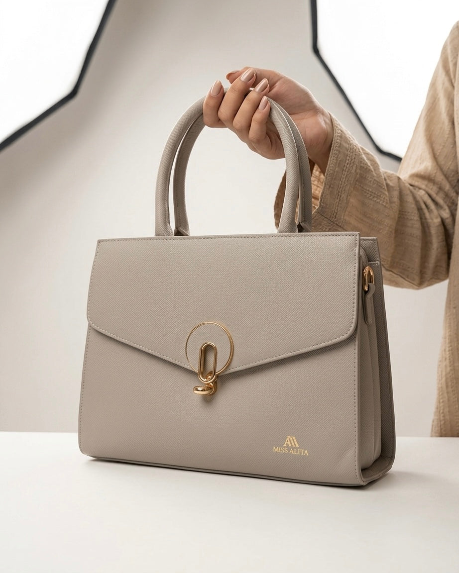 Miss Alita Saffiano Handbag