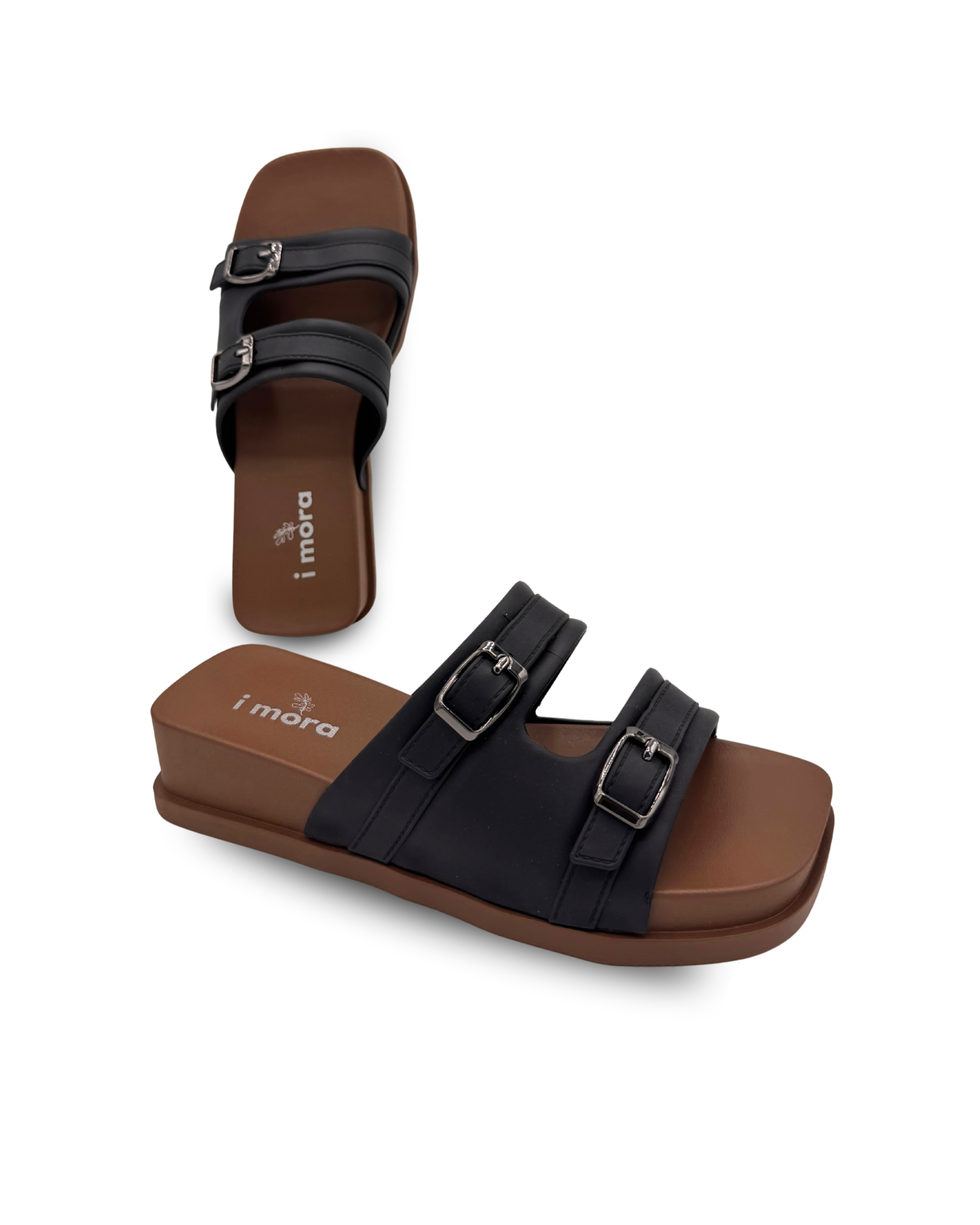 Dual Buckle Wedge Slider