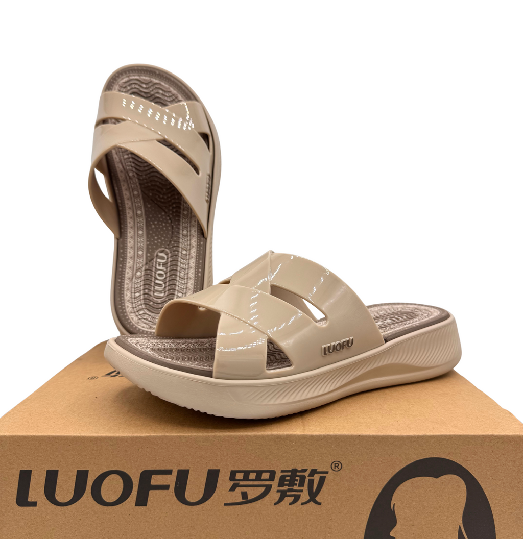 Luofu Originals Printed Ultra Soft Cushioned Slides - E7223P