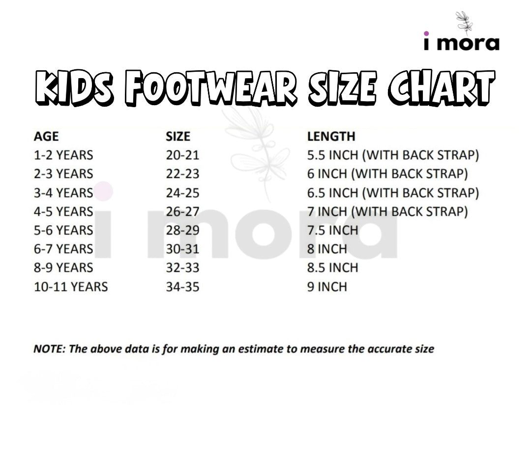Kids size chart
