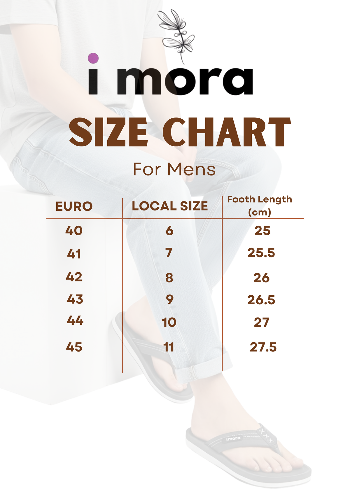 Mens size chart